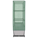 vidaXL rattan megjelenésű magaságyás melegháztakaróval 120x40x138 cm