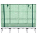 vidaXL rattan megjelenésű magaságyás melegháztakaróval 160x40x140 cm