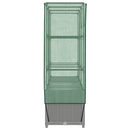 vidaXL rattan megjelenésű magaságyás melegháztakaróval 120x40x138 cm