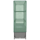 vidaXL rattan megjelenésű magaságyás melegháztakaróval 160x40x138 cm