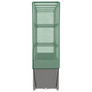 vidaXL rattan megjelenésű magaságyás melegháztakaróval 160x40x153 cm