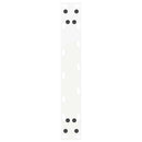 vidaXL 2 db U alakú dohányzóasztal láb fehér 40 x (30-31) cm acél