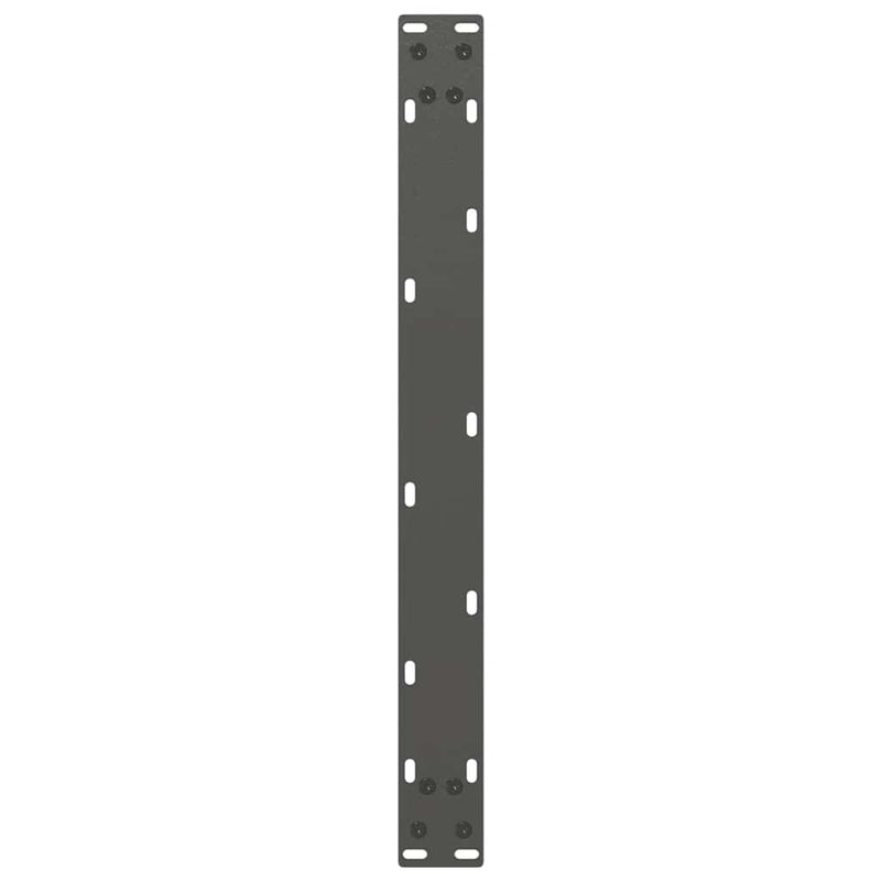 vidaXL 2 db antracitszürke, U alakú acél dohányzóasztal láb 70 x (30-31) cm