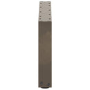 vidaXL 2 db U alakú natúr acél dohányzóasztal láb 70x(30-31) cm