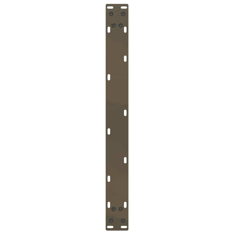 vidaXL 2 db U alakú natúr acél dohányzóasztal láb 70x(30-31) cm