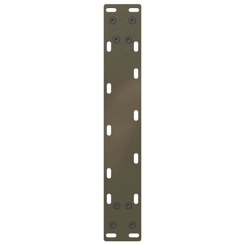 vidaXL 2 db U alakú natúr acél dohányzóasztal láb 28 x (42-43) cm
