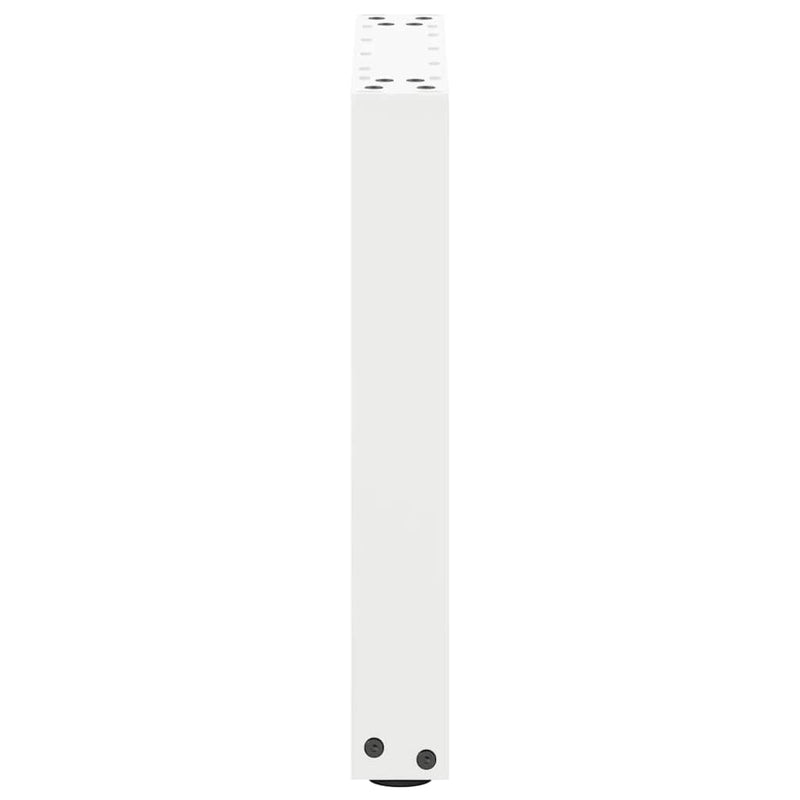 vidaXL 2 db U alakú fehér dohányzóasztal láb 38x(42-43) cm acél