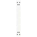 vidaXL 2 db U alakú dohányzóasztal láb fehér 50 x (42-43) cm acél dohányzóasztalhoz