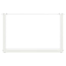 vidaXL 2 db U alakú dohányzóasztal láb fehér 60 x (42-43) cm acél dohányzóasztal láb