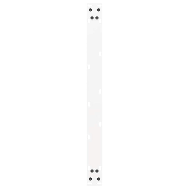 vidaXL 2 db U alakú dohányzóasztal láb fehér 60 x (42-43) cm acél dohányzóasztal láb