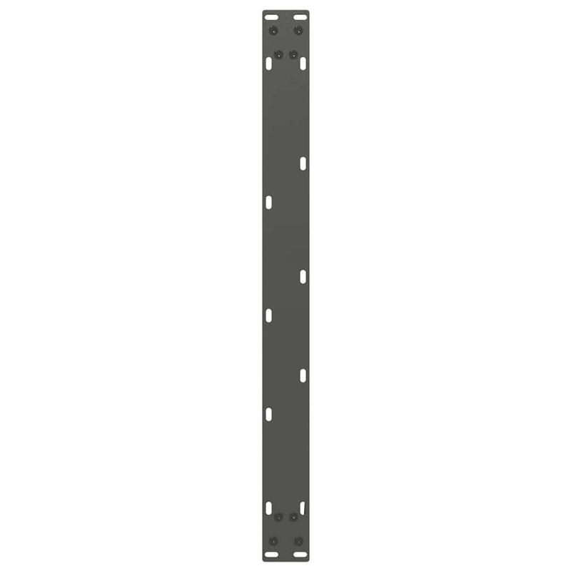 vidaXL 2 db antracitszürke, U alakú acél dohányzóasztal láb 60 x (42-43) cm