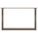 vidaXL 2 db U alakú natúr acél dohányzóasztal láb 60x(42-43) cm