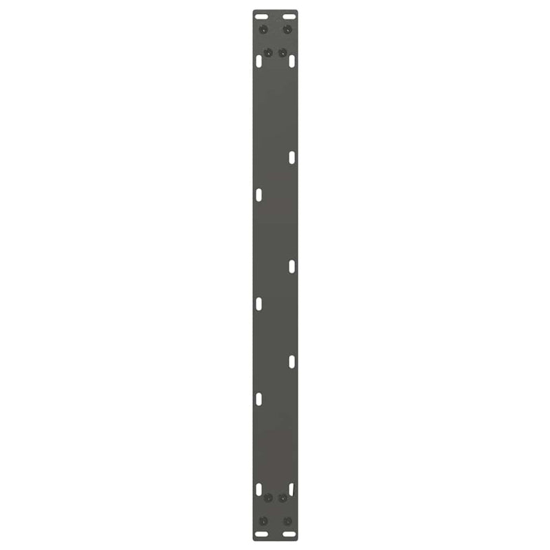 vidaXL 2 db antracitszürke, U alakú dohányzóasztal láb 70 x (42-43) cm acél