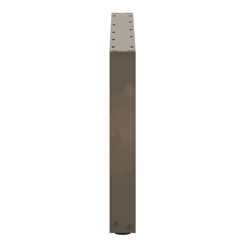 vidaXL 2 db U alakú natúr acél dohányzóasztal láb 70 x (42-43) cm