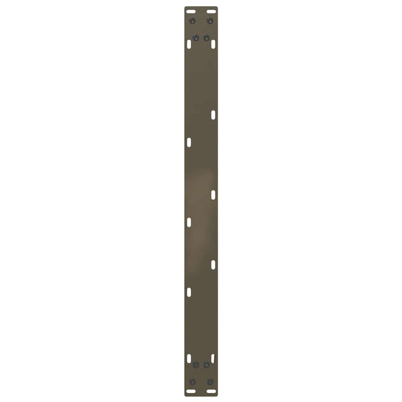 vidaXL 2 db U alakú natúr acél dohányzóasztal láb 70 x (42-43) cm