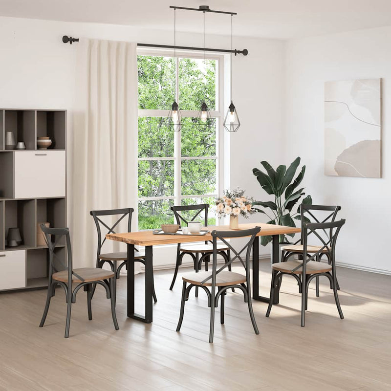 vidaXL 2 db fekete, U alakú acél konzolasztal láb 28 x (72-73) cm