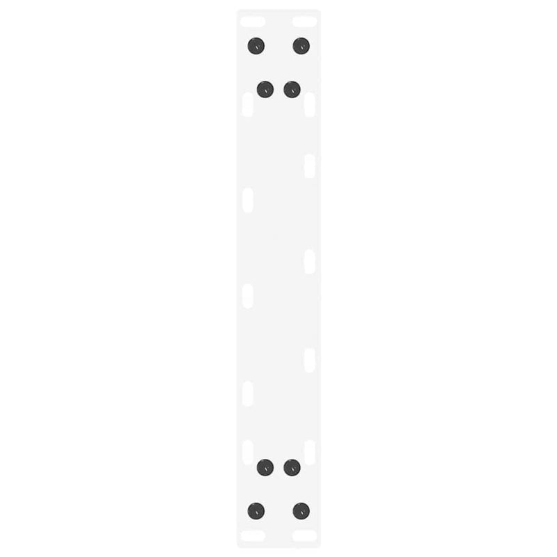 vidaXL 2 db fehér U alakú konzolasztal láb 28 x (72-73) cm acél