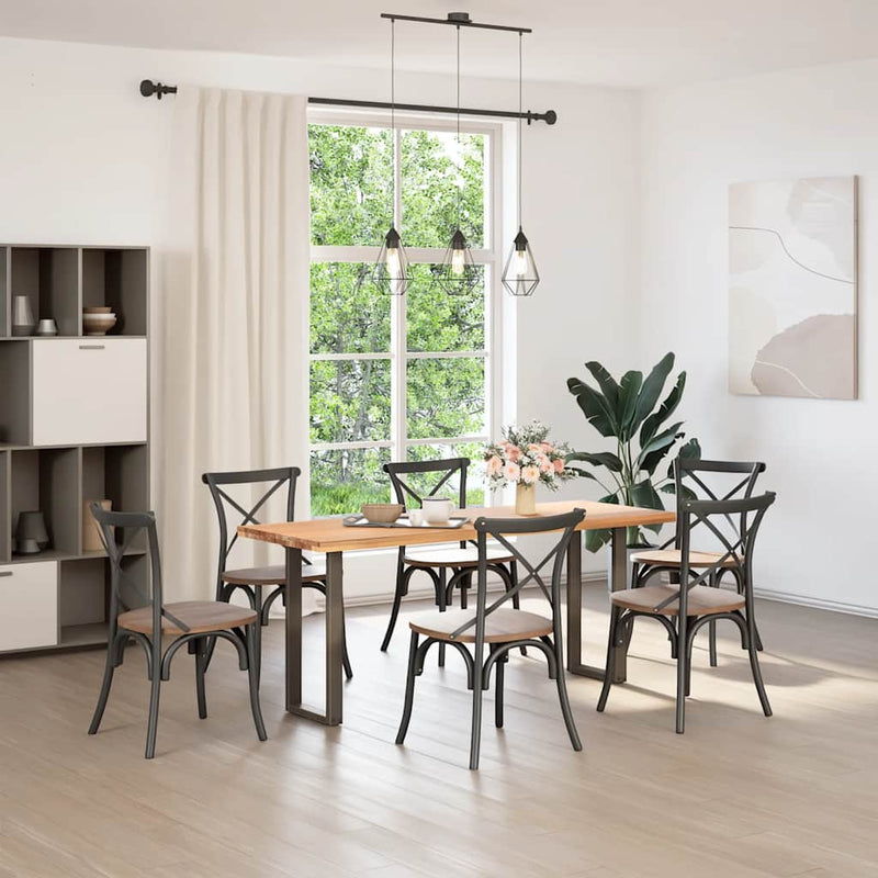 vidaXL 2 db U alakú natúr acél konzolasztal láb 38x(72-73) cm