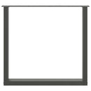 vidaXL 2 db antracitszürke, U alakú acél étkezőasztal láb 90 x (72-73) cm