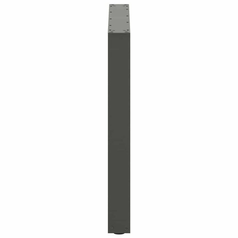 vidaXL 2 db antracitszürke, U alakú acél étkezőasztal láb 90 x (72-73) cm