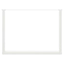 vidaXL 2 db U alakú étkezőasztal láb fehér 100 x (72-73) cm acél étkezőasztal láb