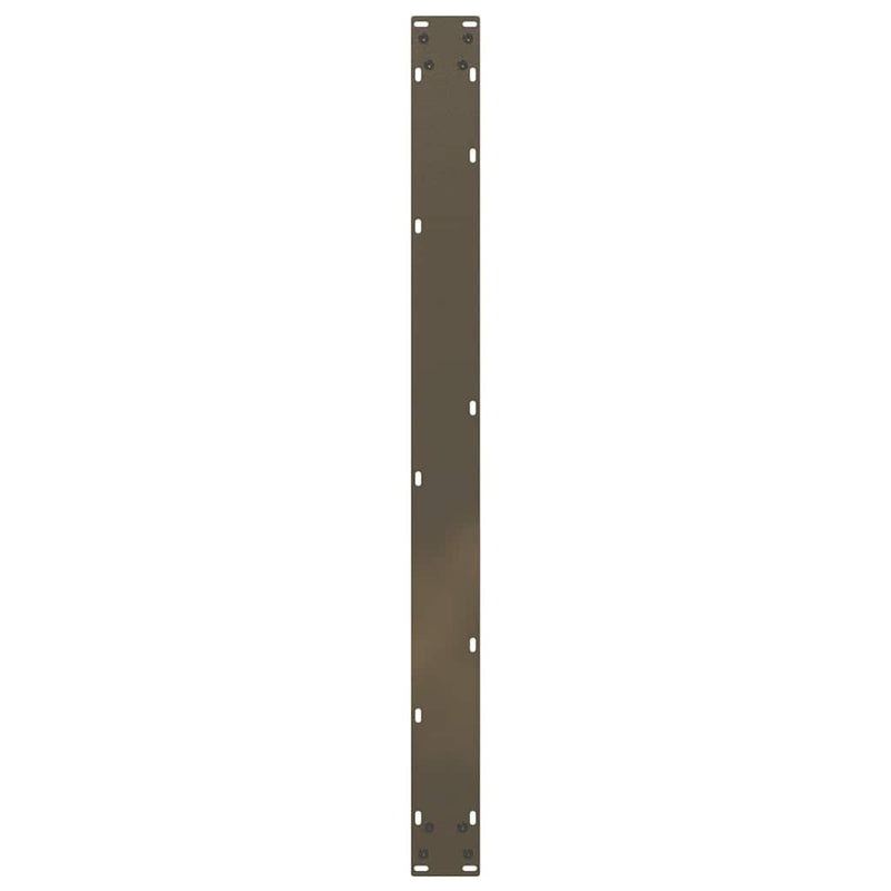 vidaXL 2 db U alakú étkezőasztal láb natúr acélból 100 x (72-73) cm acél