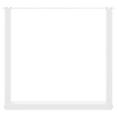 vidaXL 3 db U alakú étkezőasztal láb fehér 90 x (72-73) cm acél étkezőasztal láb