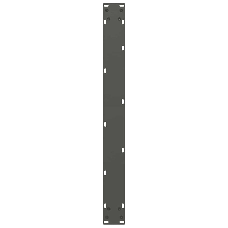 vidaXL 3 db antracitszürke, U alakú acél étkezőasztalláb 90 x (72-73) cm