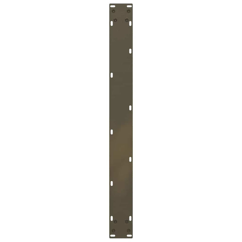 vidaXL 3 db U alakú étkezőasztal láb natúr acél 90 x (72-73) cm acél