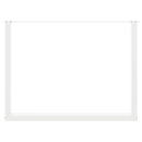 vidaXL 3 db U alakú étkezőasztal láb fehér 100 x (72-73) cm acél étkezőasztal láb