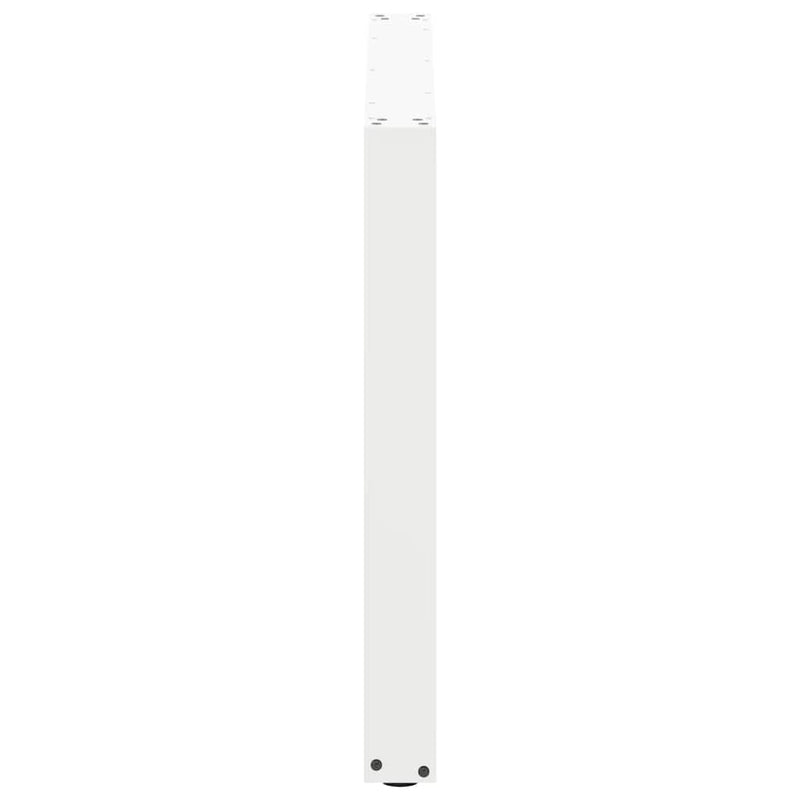 vidaXL 3 db U alakú étkezőasztal láb fehér 100 x (72-73) cm acél étkezőasztal láb