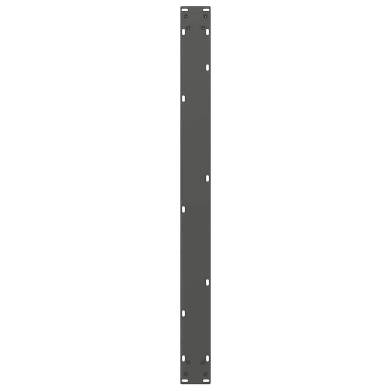 vidaXL 3 db antracitszürke, U alakú étkezőasztal láb 100 x (72-73) cm acél