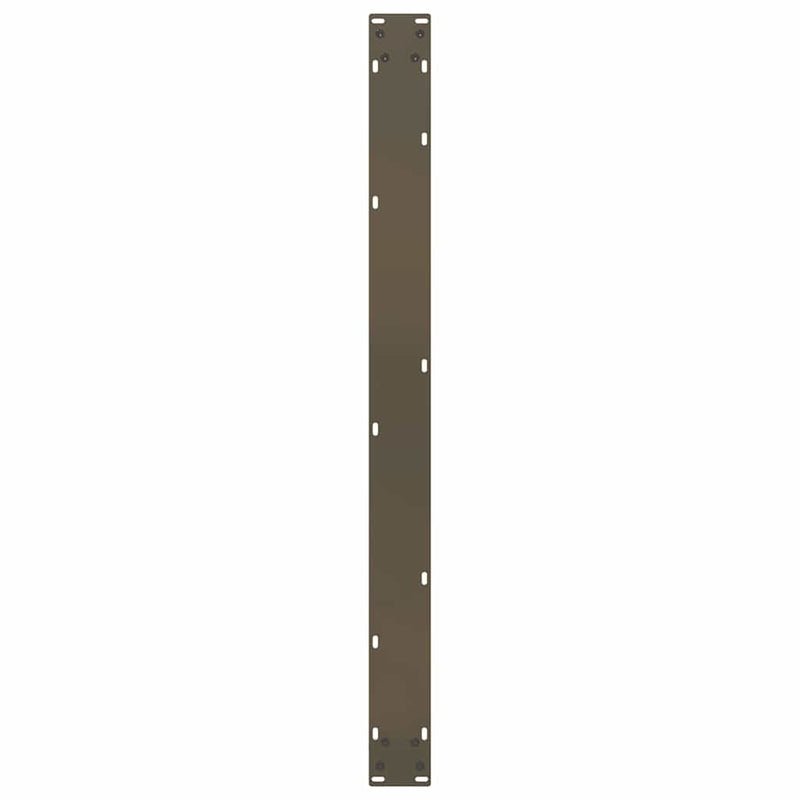 vidaXL 3 db U alakú étkezőasztal láb natúr acél 100 x (72-73) cm acél