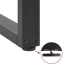 vidaXL 2 db antracitszürke U-alakú acél bárasztalláb 40x(90-91) cm