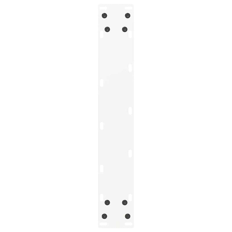 vidaXL 2 db U alakú bárasztalláb fehér 50x(90-91) cm acél