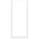 vidaXL 2 db U alakú bárasztalláb fehér 50x(100-101) cm acél