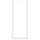 vidaXL 2 db U alakú bárasztalláb, fehér, 40 x (110-111) cm, acél