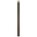 vidaXL 2 db U alakú bárasztalláb natúr acélból 40x(110-111) cm