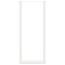 vidaXL 2 db fehér U alakú bárasztalláb 50 x (110-111) cm acél