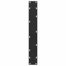 vidaXL 2 db fekete U alakú acél bárasztalláb 60 x (110-111) cm