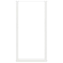 vidaXL 2 db U alakú bárasztalláb, fehér, 60 x (110-111) cm, acél