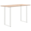 vidaXL 2 db U alakú bárasztalláb, fehér, 60 x (110-111) cm, acél