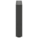 vidaXL 2 db antracitszürke acél dohányzóasztal láb 40x(30-31) cm