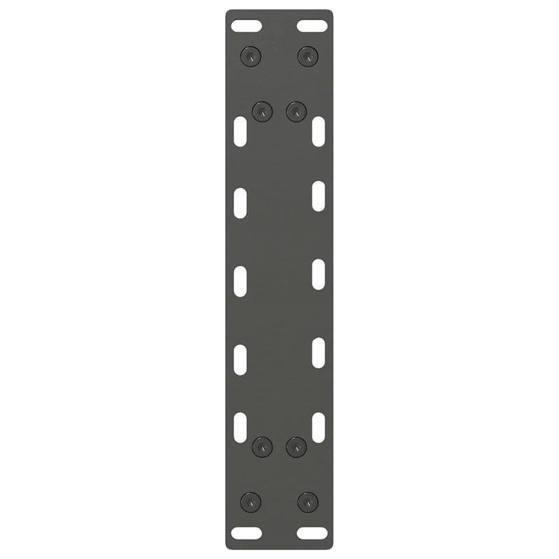 vidaXL 2 db antracitszürke acél dohányzóasztal láb 40x(30-31) cm