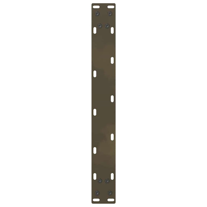 vidaXL 2 db natúr acél dohányzóasztal láb 50 x (30-31) cm acél