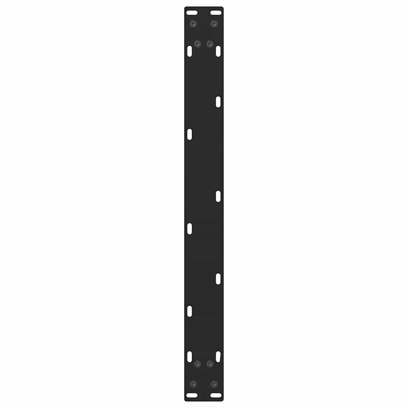 vidaXL 2 db fekete acél dohányzóasztal láb 60 x (30-31) cm
