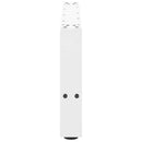 vidaXL 2 db fehér dohányzóasztal láb 60 x (30-31) cm acél
