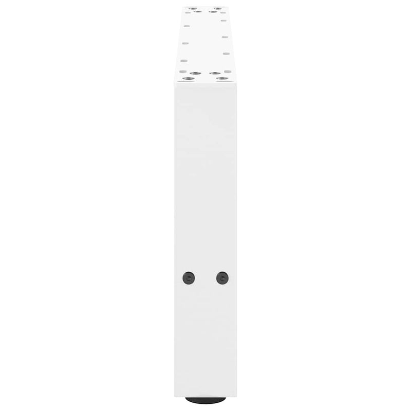 vidaXL 2 db fehér dohányzóasztal láb 60 x (30-31) cm acél