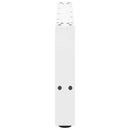 vidaXL 2 db fehér dohányzóasztal láb 70 x (30-31) cm acél