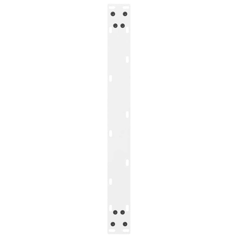 vidaXL 2 db fehér dohányzóasztal láb 70 x (30-31) cm acél
